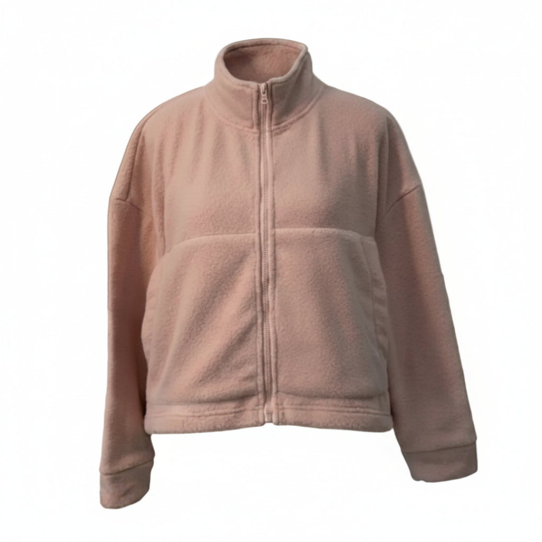 Brilliance & Melrose Women's Sherpa Skate Jacket pink