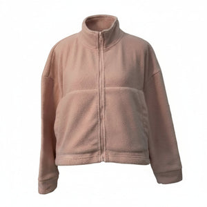 Brilliance & Melrose Women's Sherpa Skate Jacket pink