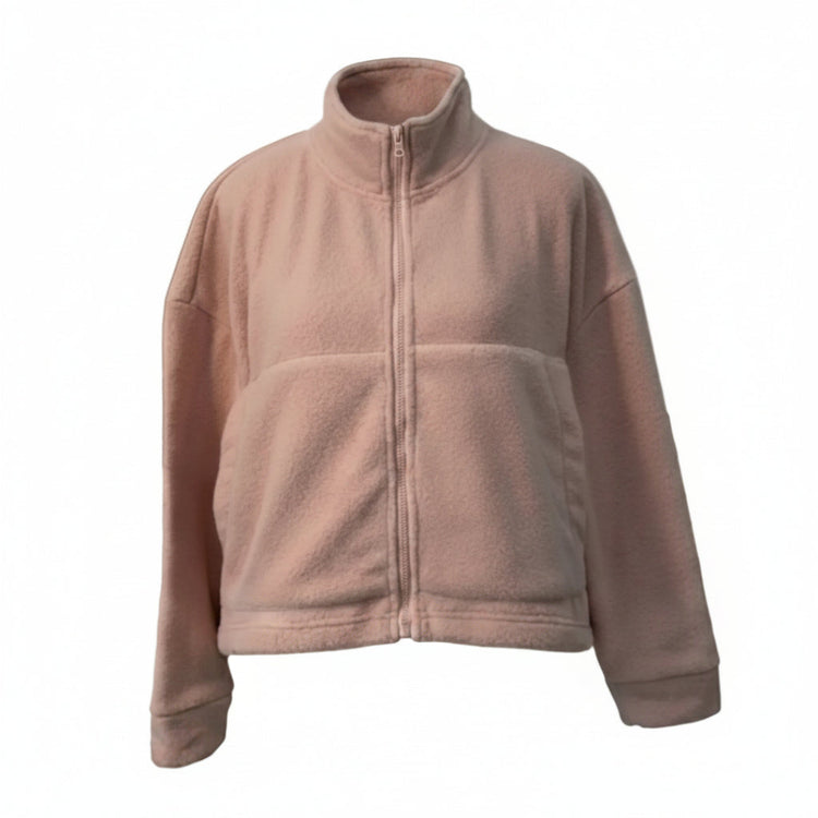Brilliance & Melrose Women's Sherpa Skate Jacket pink