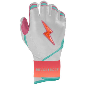 Bruce Bolt Junior Creator Series Long Cuff Batting Gloves sunrise