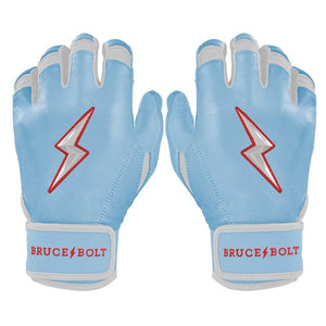 Bruce Bolt Junior Signature Series Ian Happ Long Cuff Batting Gloves baby blue