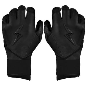 Bruce Bolt Senior Bear Series Long Cuff Batting Gloves blackout