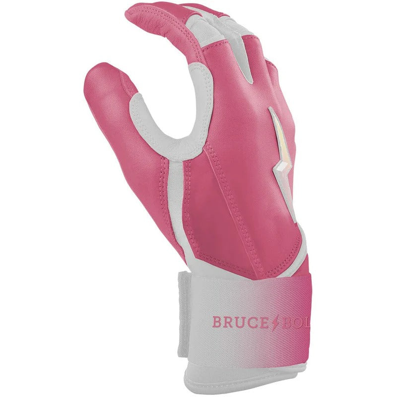 Bruce Bolt Senior Creator Series Long Cuff Batting Gloves dusty pink