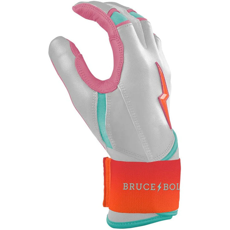 Bruce Bolt Senior Creator Series Long Cuff Batting Gloves sunrise