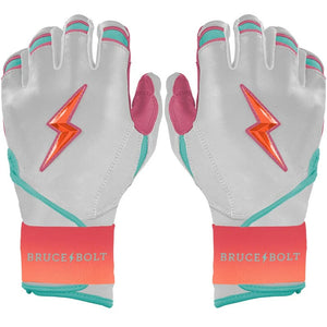 Bruce Bolt Senior Creator Series Long Cuff Batting Gloves sunrise