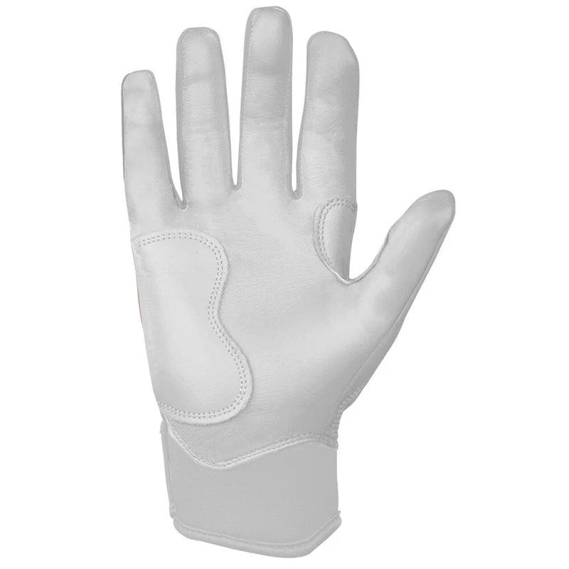 Bruce Bolt Senior Creator Series Short Cuff Batting Gloves whiteout
