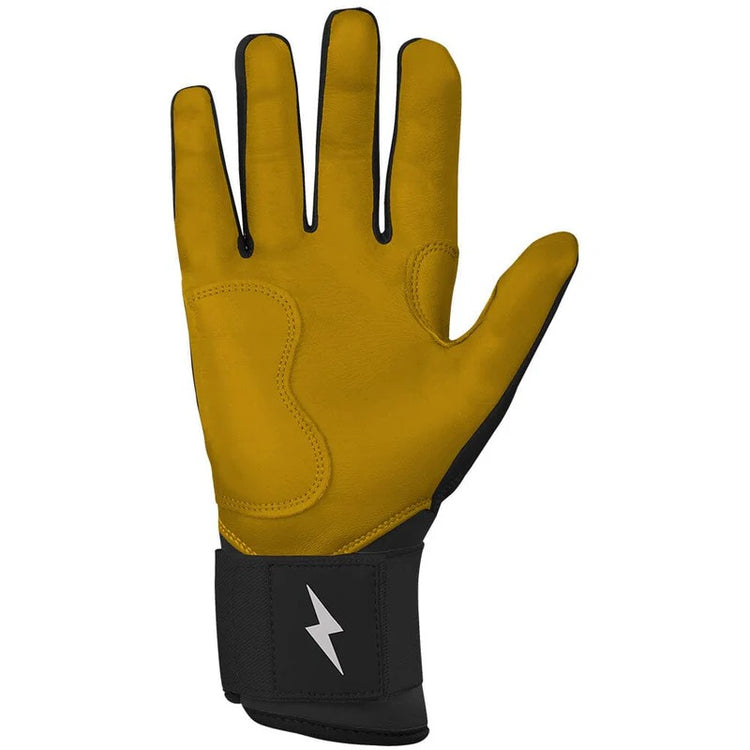Bruce Bolt Senior Original Long Cuff Batting Gloves black