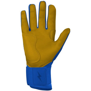 Bruce Bolt Senior Original Long Cuff Batting Gloves royal