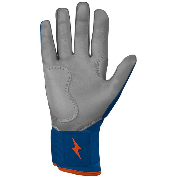 Bruce Bolt Women's Signature Series Long Cuff Batting Gloves Nimmo blue/orange