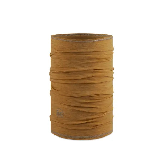 BUFF Merino Lightweight Neckwear solid mustard yellow