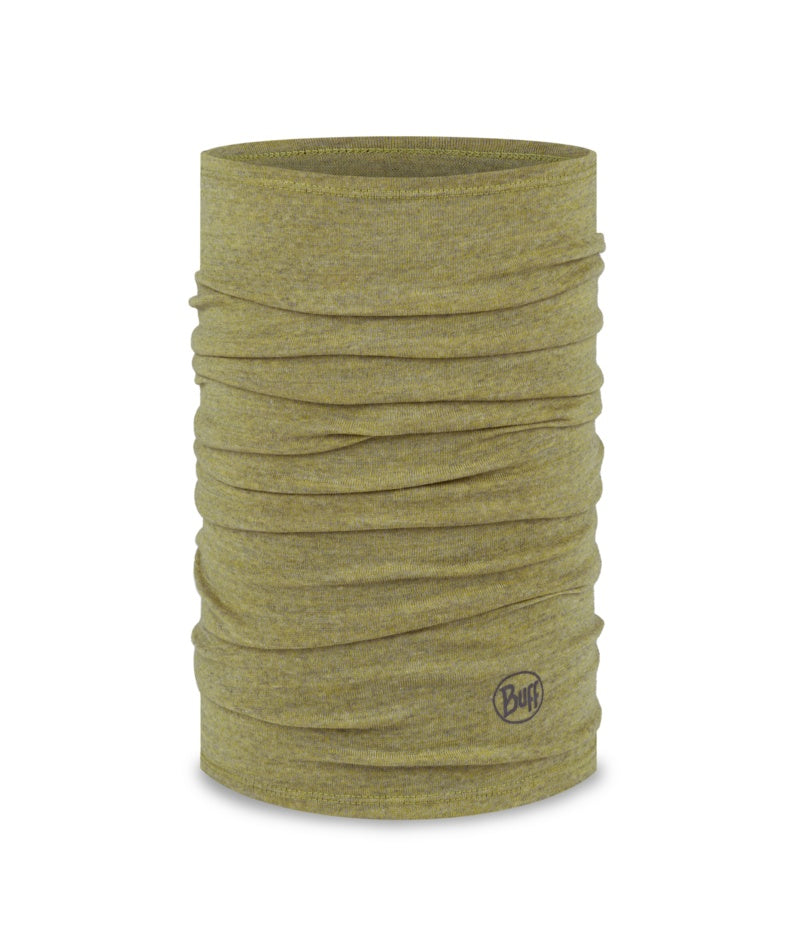 BUFF Merino Midweight Neckwear Melange Gingko gold yellow