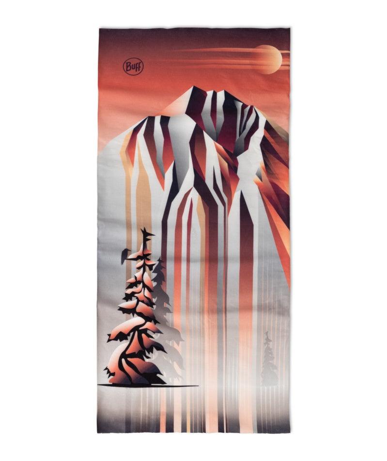 Buff Original EcoStretch neckwear gem ruby red white