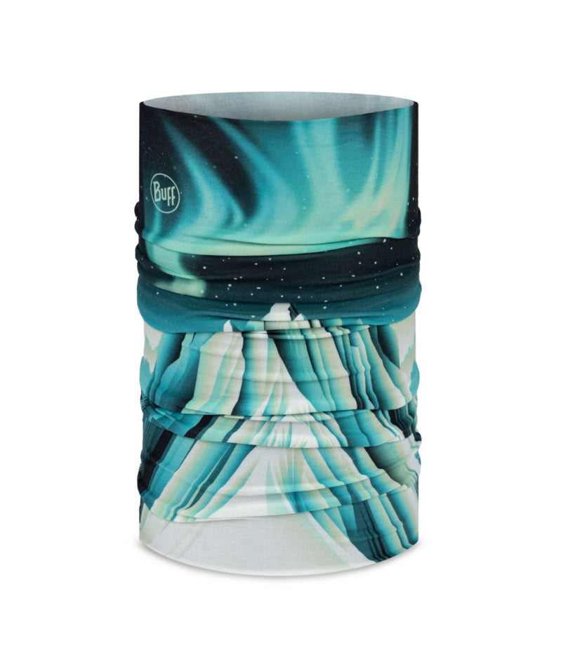 Buff Original EcoStretch neckwear gem tourmaline northern lights blue green