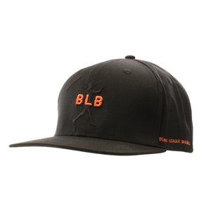 Bush League Back in Black Snapback Hat black