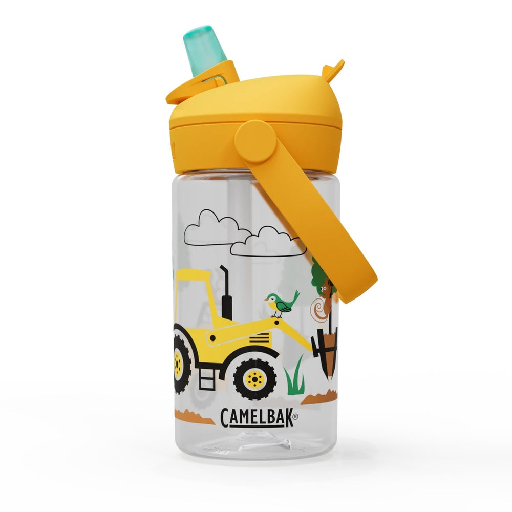 CamelBak Thrive Flip Straw Kids Water Bottle tractor and trees