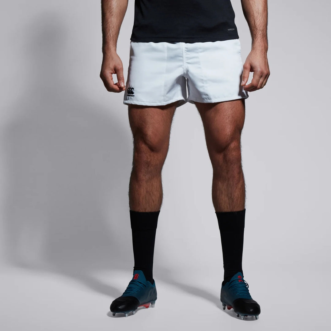 Canterbury Men's Professional Polyester Rugby Shorts white