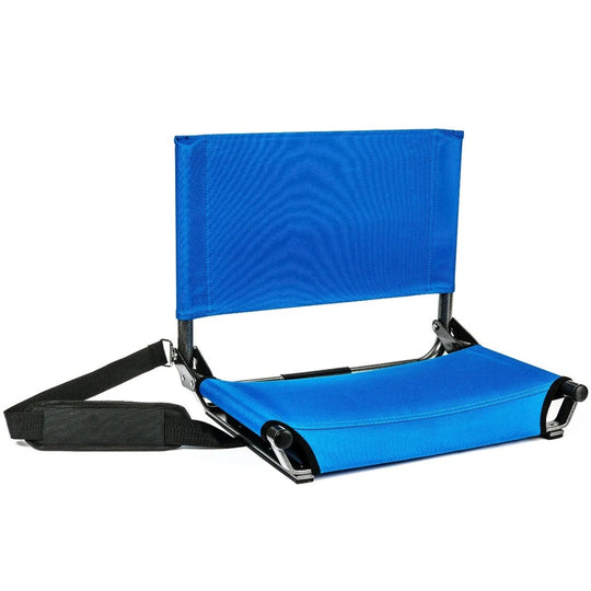 Cascade Mountain Tech Ultralight Stadium Seat for Bleachers royal blue