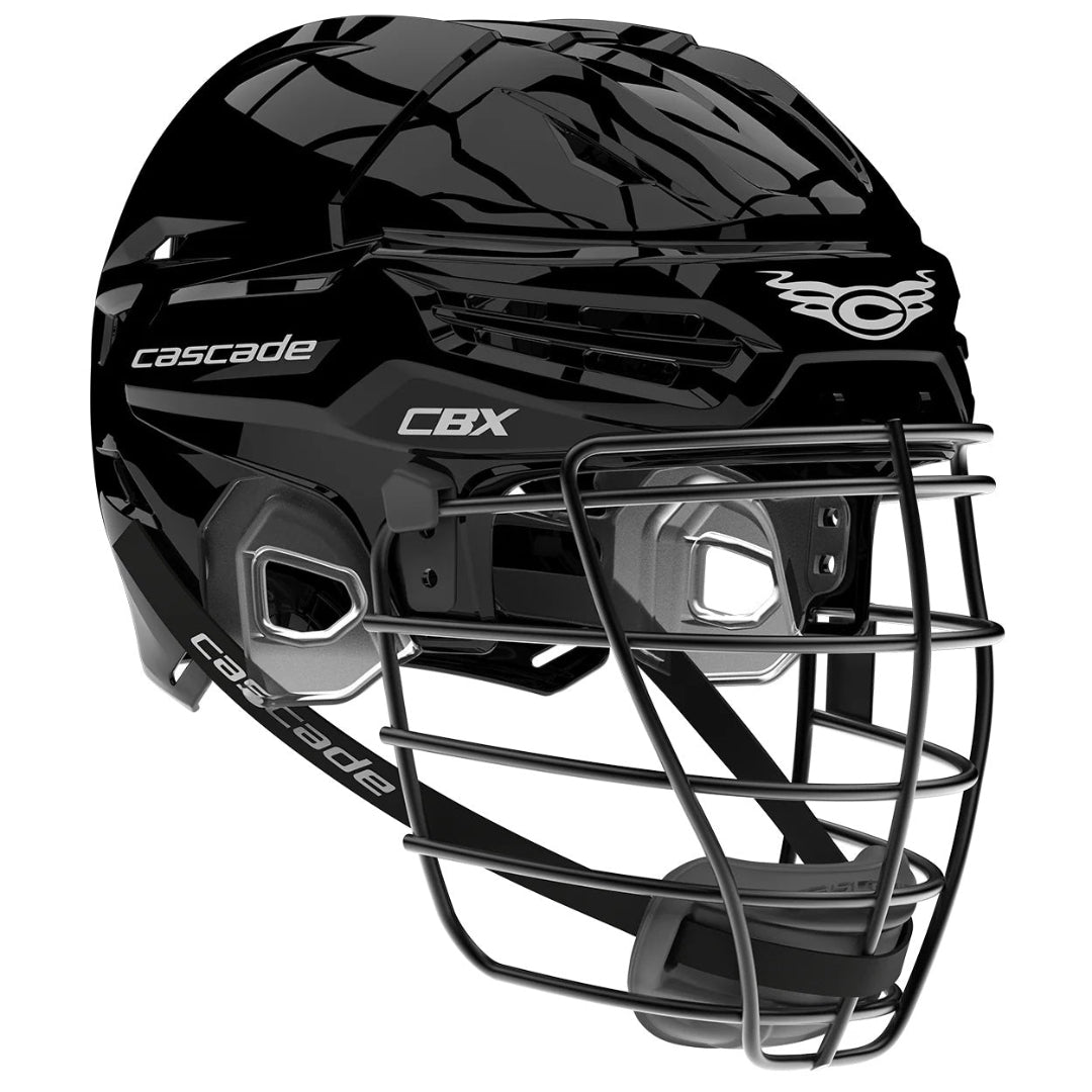 Cascade Senior CBX Box Lacrosse Helmet black