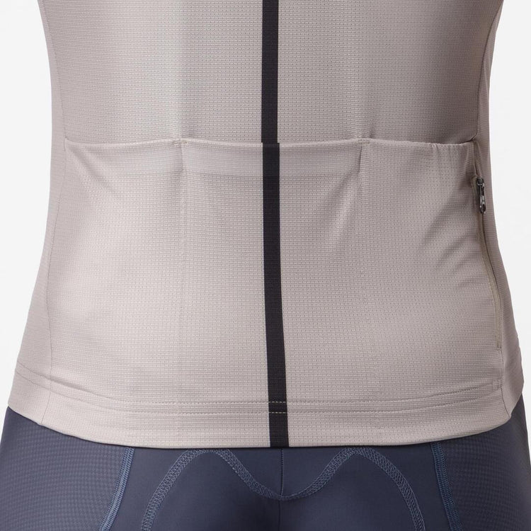 Castelli Men's Drittone Logo Short Sleeve Bike Jersey clay