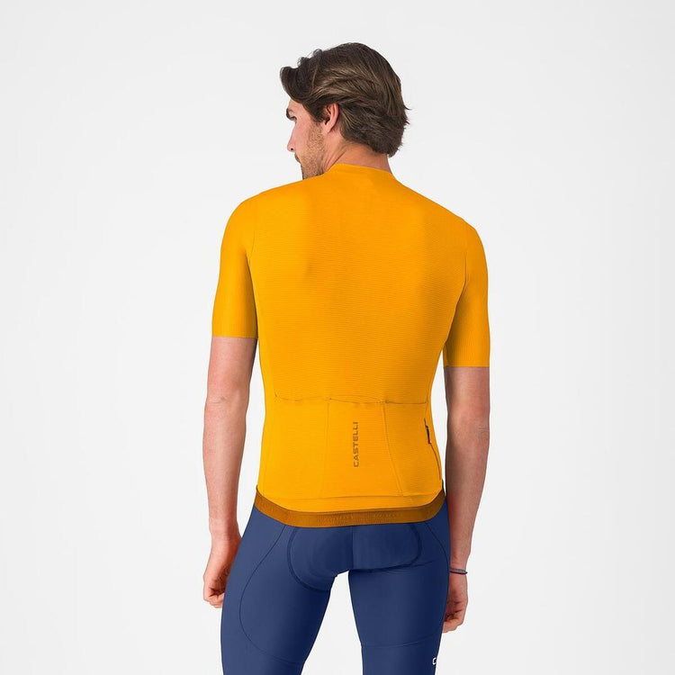Castelli Men's Espresso 2 Short Sleeve Bike Jersey orange
