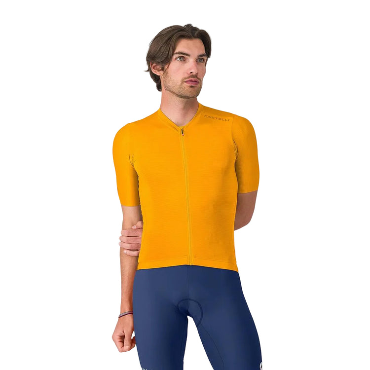 Castelli Men's Espresso 2 Short Sleeve Bike Jersey orange