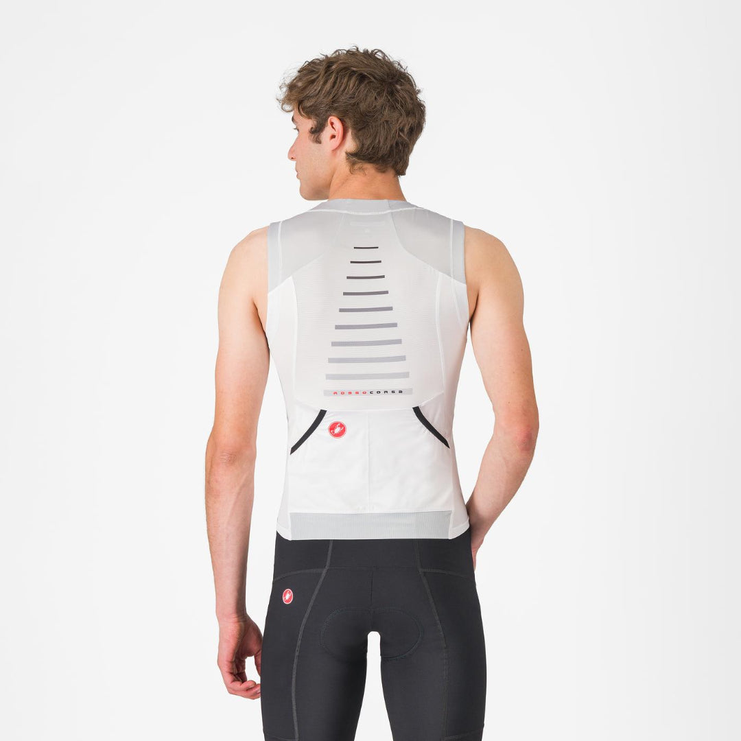 Castelli Men's Free Speed 3 Tri Top white/grey