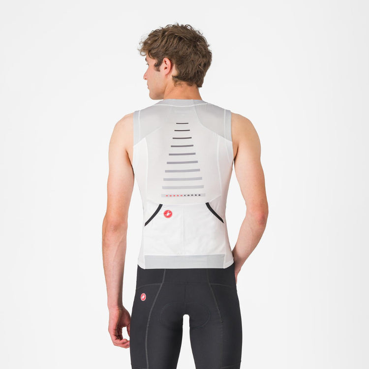 Castelli Men's Free Speed 3 Tri Top white/grey