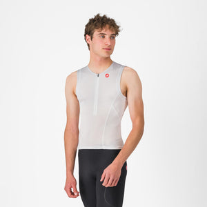 Castelli Men's Free Speed 3 Tri Top white/grey