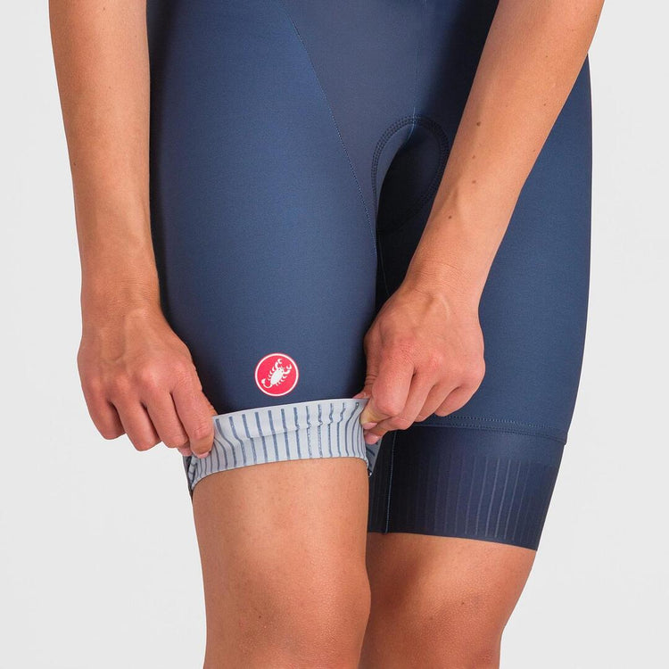 Castelli Women's Core Short Sleeve Tri Suit Belgian blue/ bright rose 