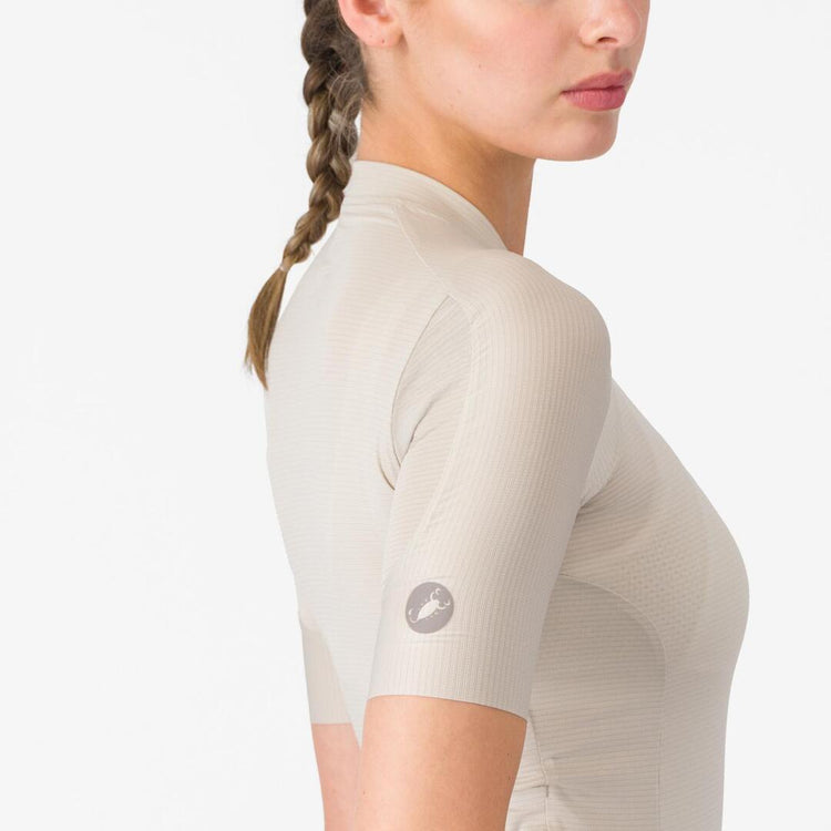 Castelli Women's Espresso 2 Short Sleeve Bike Jersey silver moon