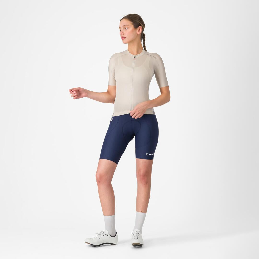 Castelli Women's Espresso 2 Short Sleeve Bike Jersey silver moon
