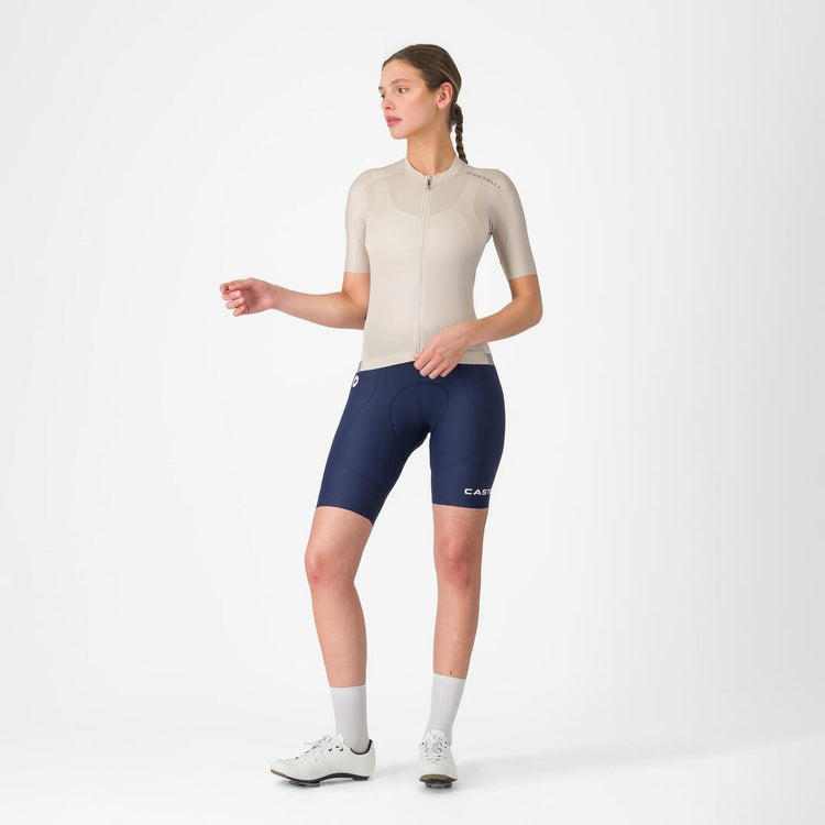 Castelli Women's Espresso 2 Short Sleeve Bike Jersey silver moon