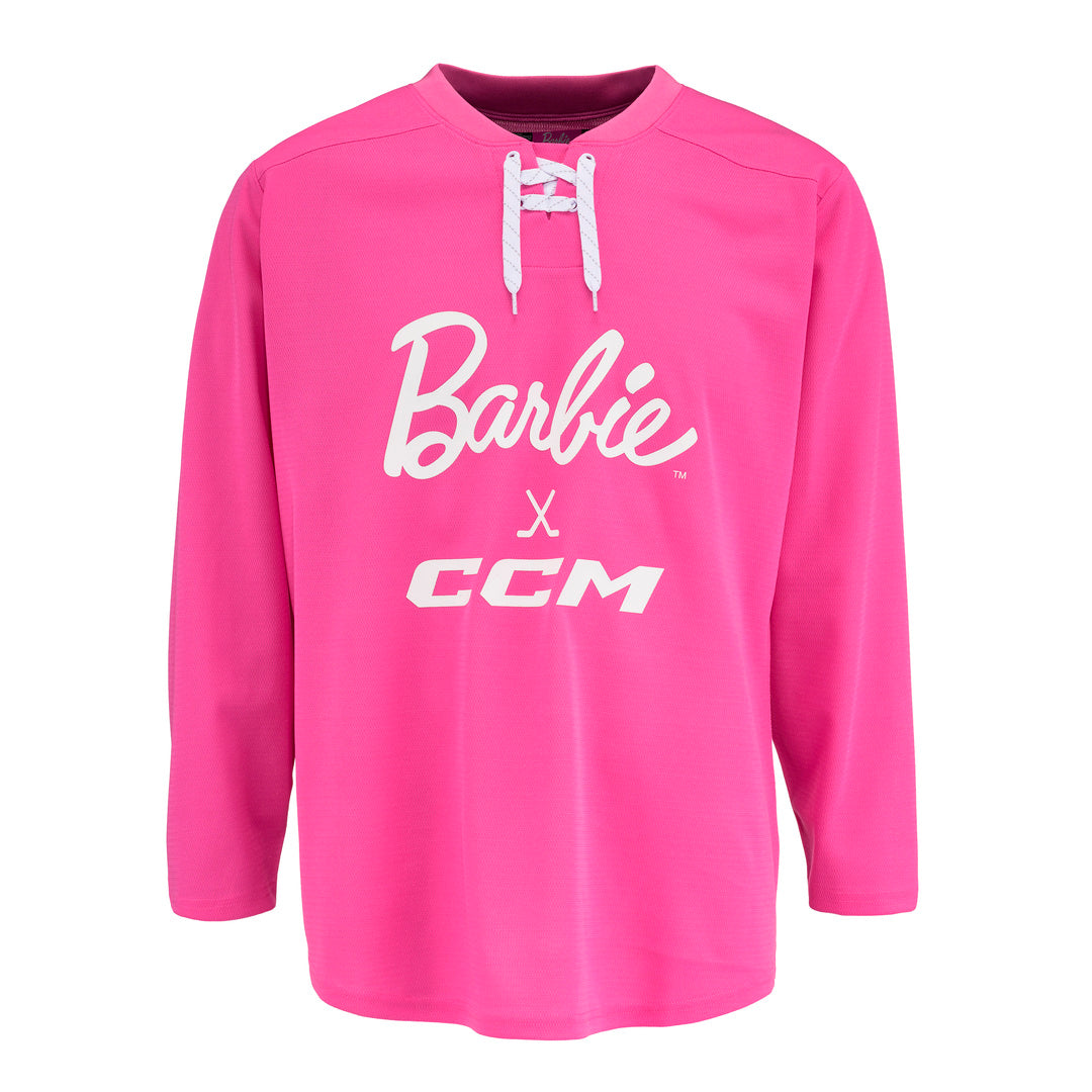 CCM Adult FTW Barbie Practice Jersey pink