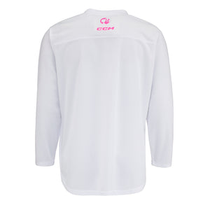 CCM Adult FTW Barbie Practice Jersey white