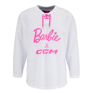 CCM Adult FTW Barbie Practice Jersey white