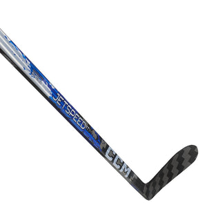 CCM Intermediate JetSpeed FT9 Pro Blue Hockey Player Stick black blue
