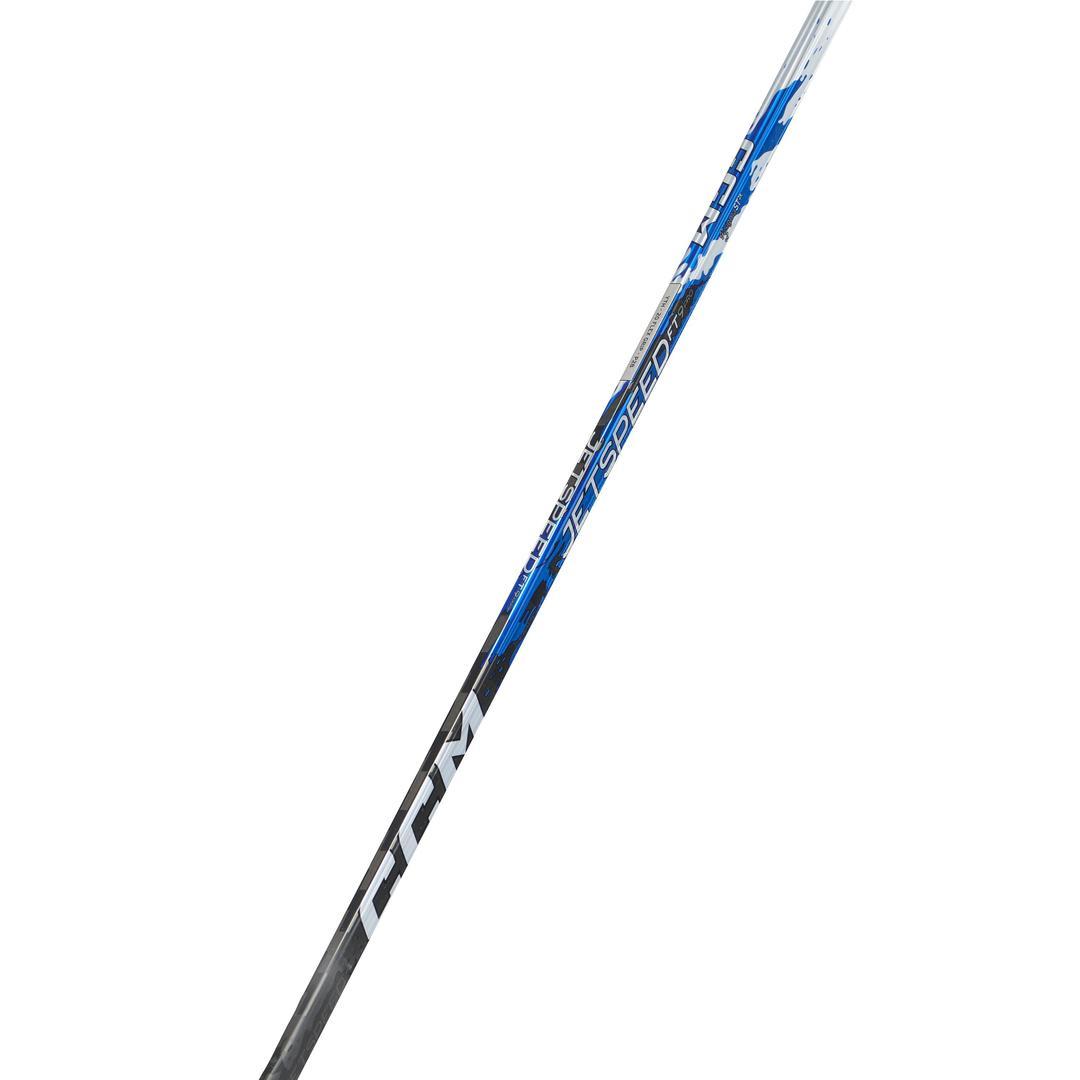 CCM Intermediate JetSpeed FT9 Pro Blue Hockey Player Stick black blue