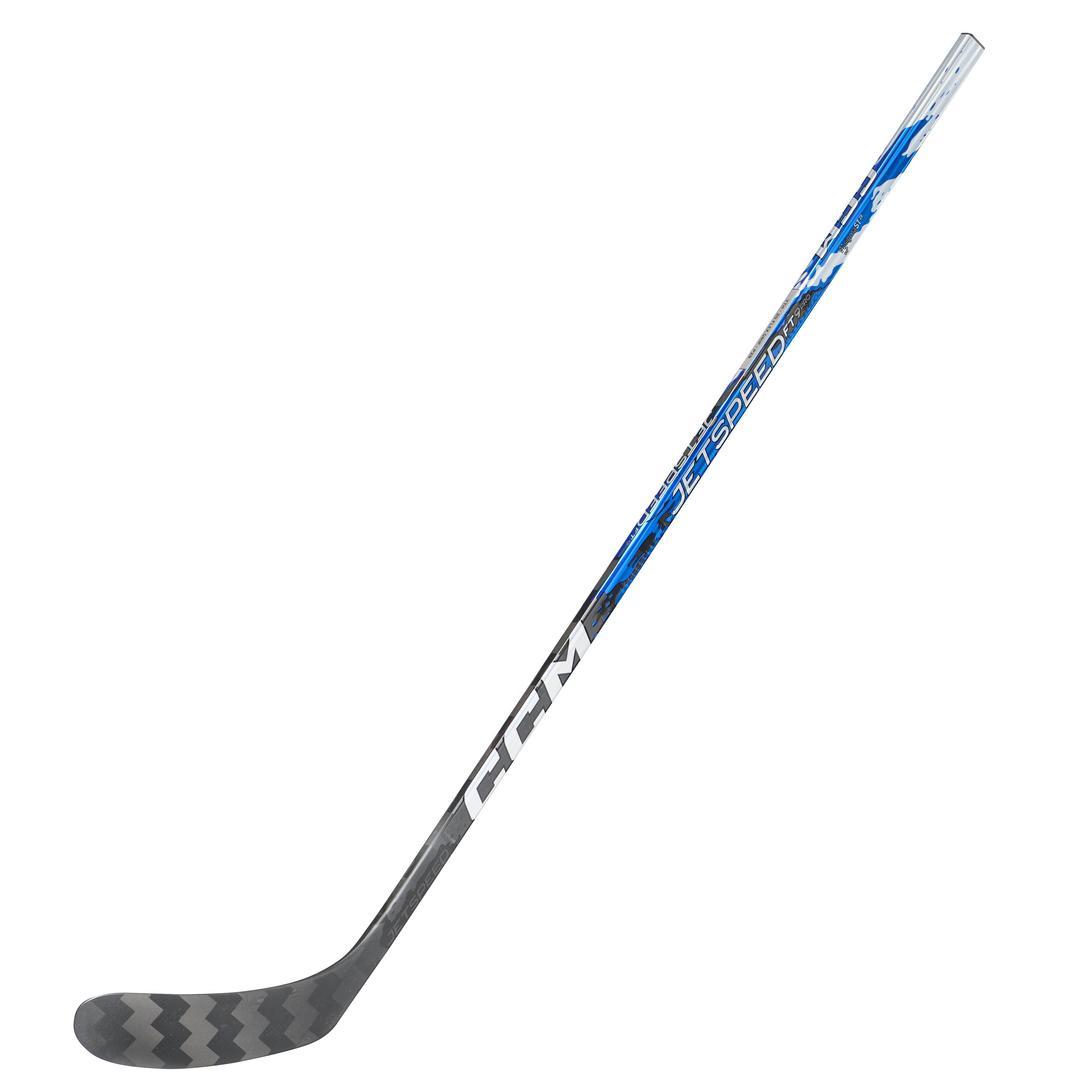 CCM Intermediate JetSpeed FT9 Pro Blue Hockey Player Stick black blue
