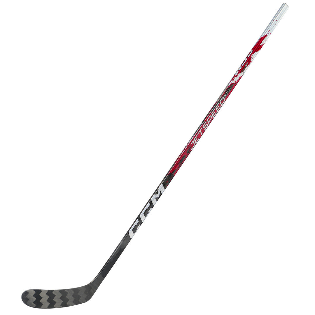 CCM Intermediate JetSpeed FT9 Pro Red Hockey Player Stick black red
