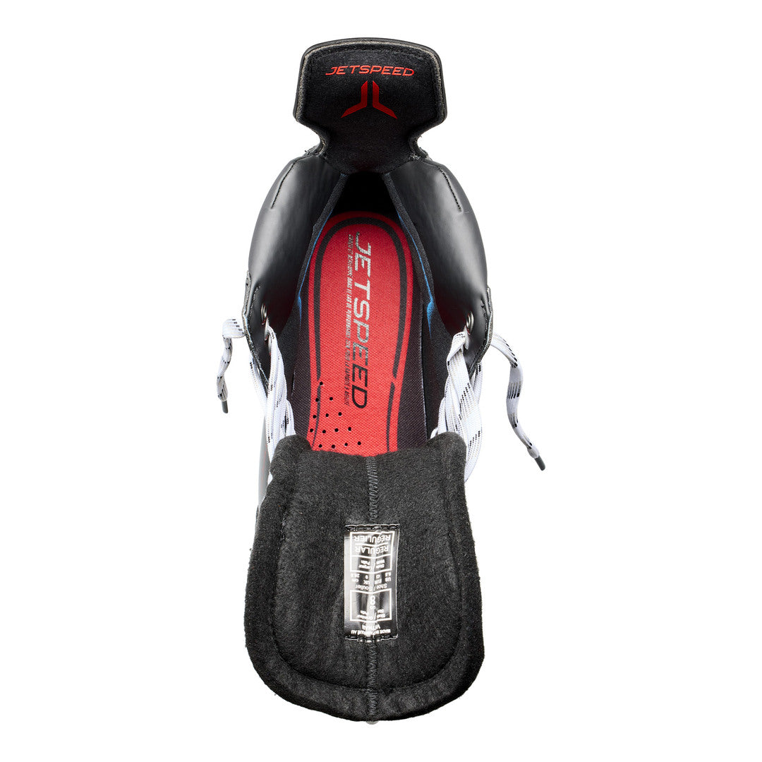 CCM Intermediate JETSPEED Vibe Hockey Player Skates 2025 black red
