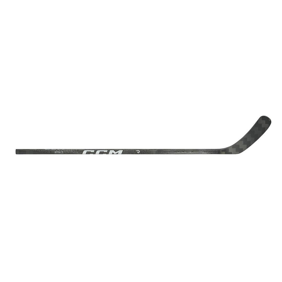 CCM Intermediate Ribcor Trigger Unleashed Pro Black Chrome Hockey Player Stick black silver