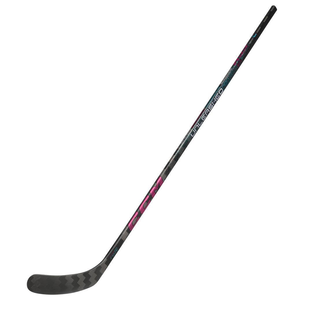 CCM Intermediate Ribcor Trigger Unleashed Pro Hockey Player Stick black pink