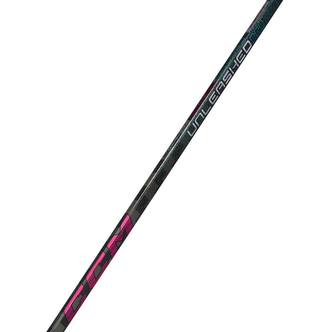 CCM Intermediate Ribcor Trigger Unleashed Pro Hockey Player Stick black pink