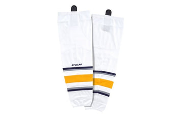 CCM Intermediate SX8000 Gamewear Hockey Sock Buffalo White