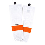 CCM Intermediate SX8000 Gamewear Hockey Sock Philadelphia White