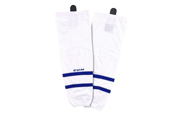 CCM Intermediate SX8000 Gamewear Hockey Sock Toronto White