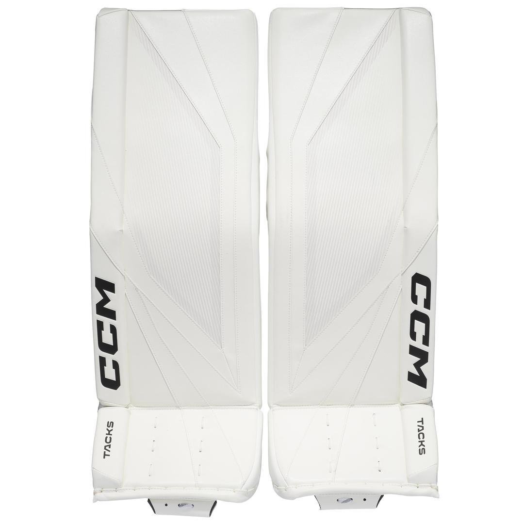 CCM Intermediate Tacks Hockey Goalie Pad white