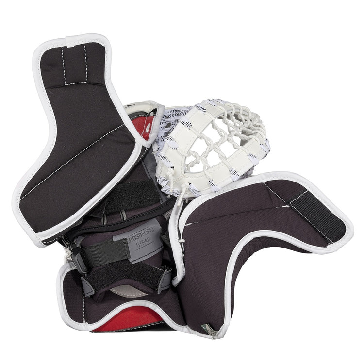 CCM Intermediate Tacks Hockey Goalie Trapper Chicago- white/black/red