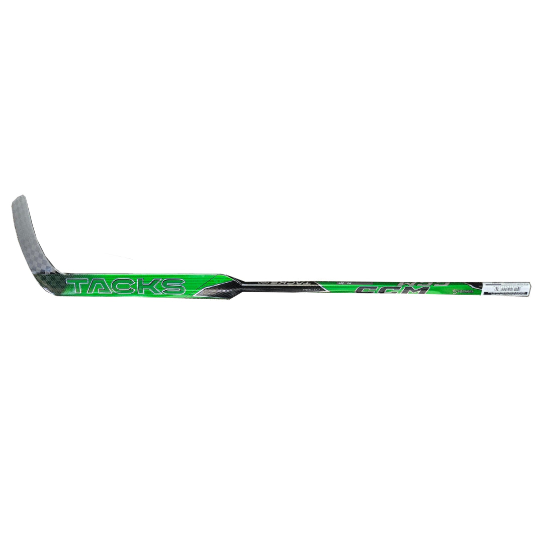 CCM Intermediate Tacks Pro Green/Black Hockey Goalie Stick 1