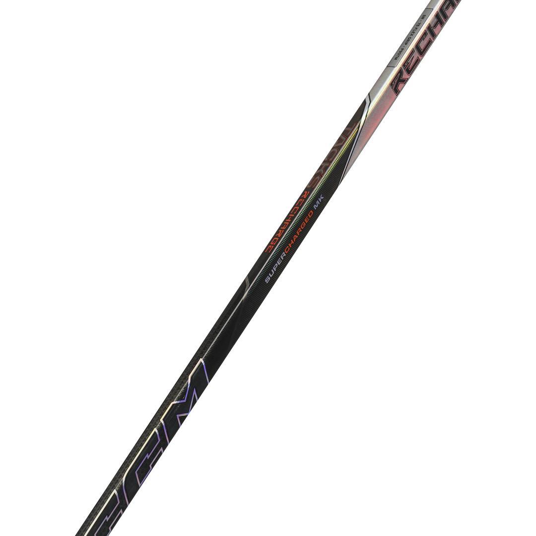 CCM Intermediate Tacks Recharge Hockey Player Stick black silver